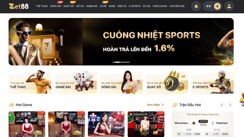 Zet88 được người chơi đánh giá cao