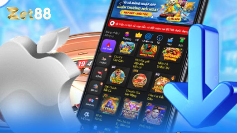Thực hiện tải app Zet88 ở thiết bị iOS dễ dàng